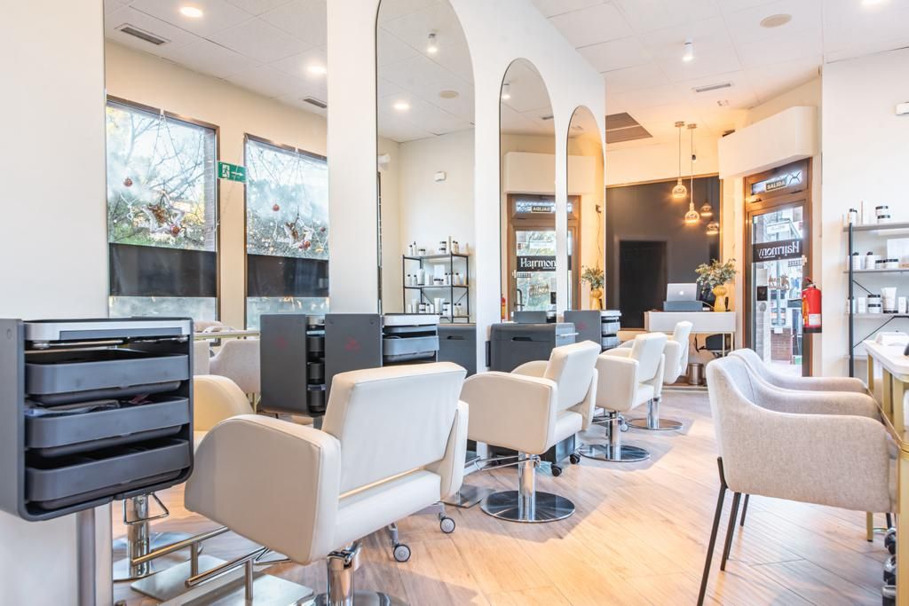 Espacio del centro de estética Hairmony Care & Beauty en Pozuelo de Alarcón